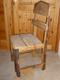 Stuhl aus Wurmholz